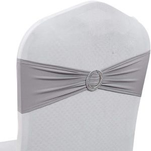 5" Wide by 14" Long Spandex Chair Bands Pack of 5